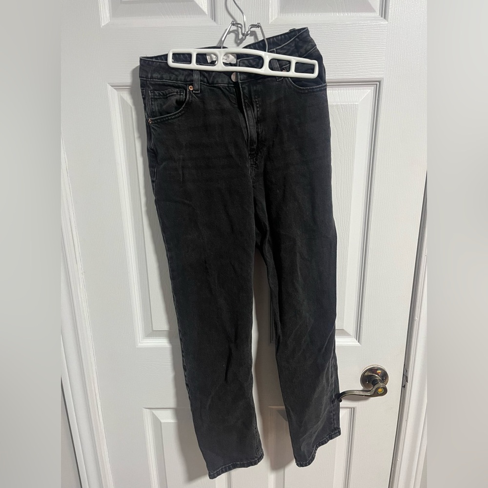 Dynamite Women's Black Straight Leg Jeans